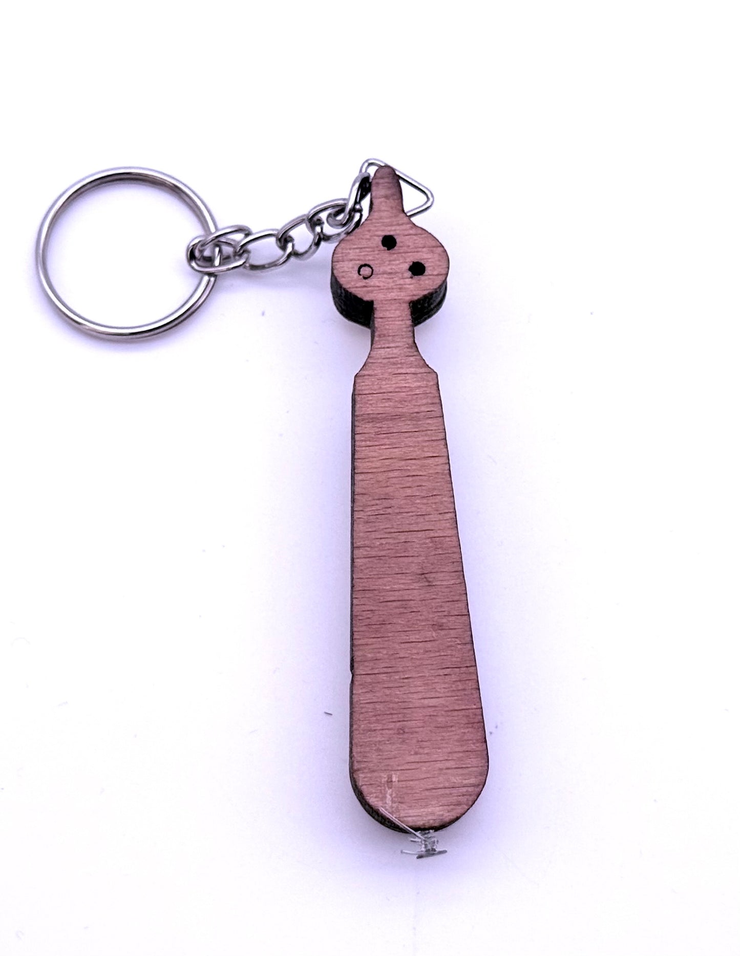 Türkischer Schlüsselanhänger Miniatur Musikinstrument – Handgefertigte Kemence aus Holz (Kopie)