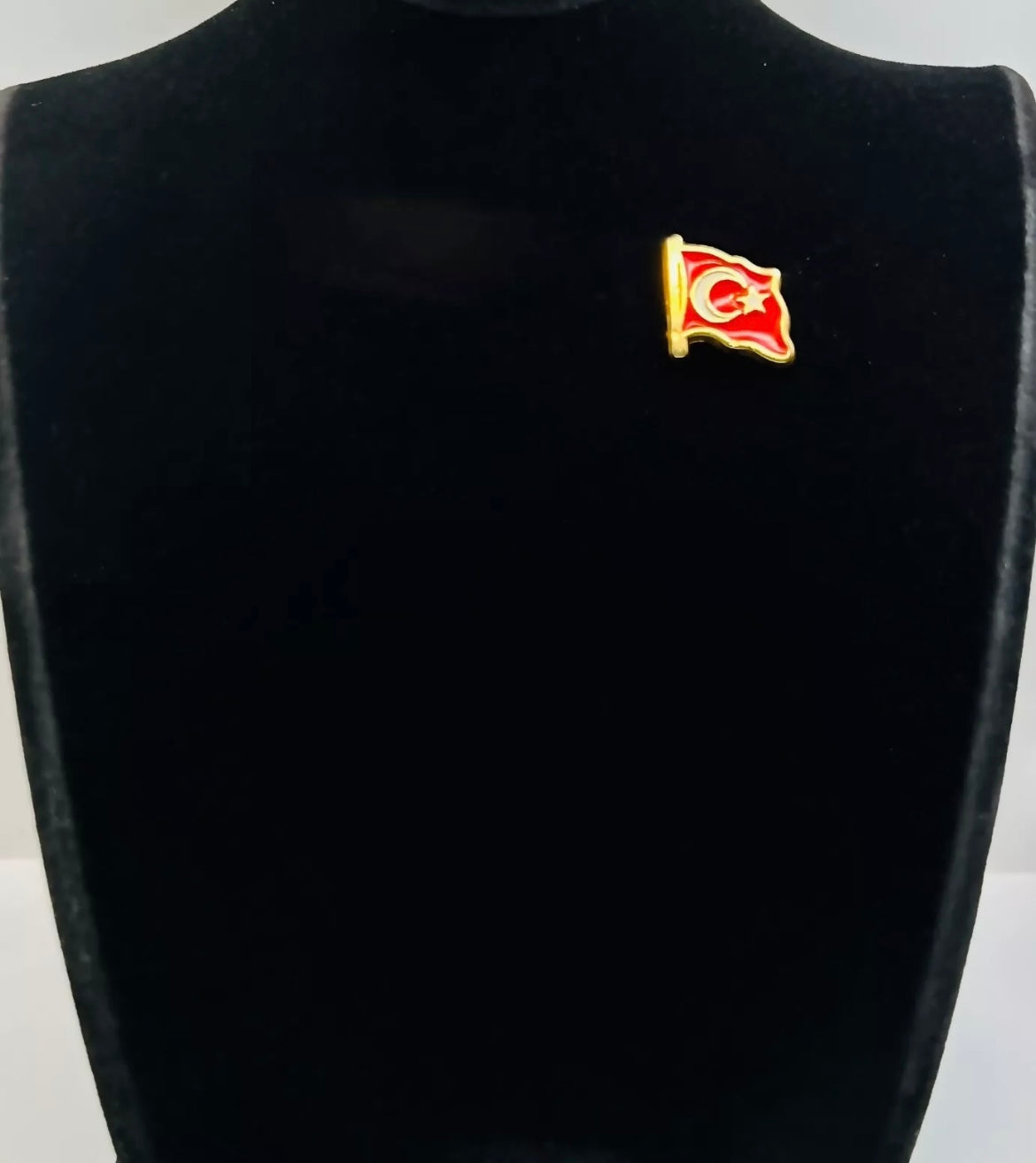 Türkei Flagge Anstecknadel-Pin Gold – Türk Bayrak Yaka Rozeti