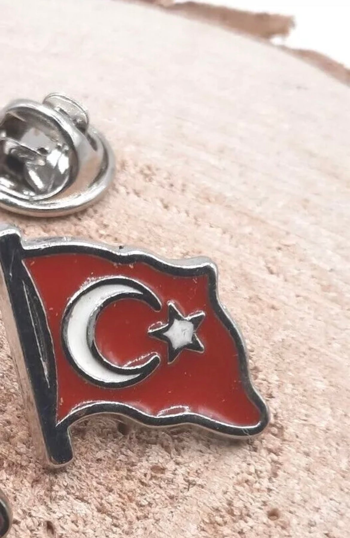 Türkei Flagge Anstecknadel-Pin – Türk Bayrak Yaka Rozeti