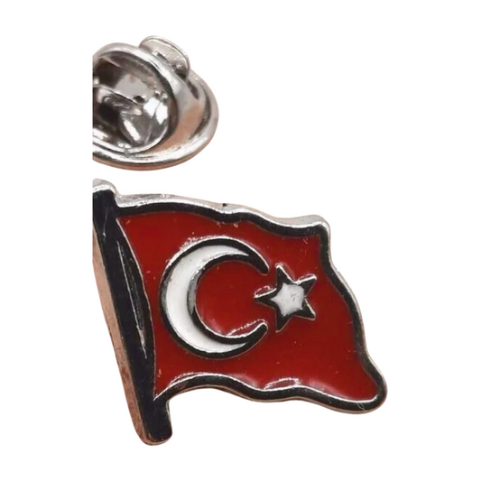 Türkei Flagge Anstecknadel-Pin – Türk Bayrak Yaka Rozeti
