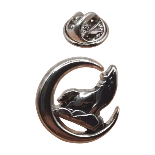 Bozkurt Mond & Wolf Anstecknadel-Pin – Hilal Kurt Yaka Rozeti