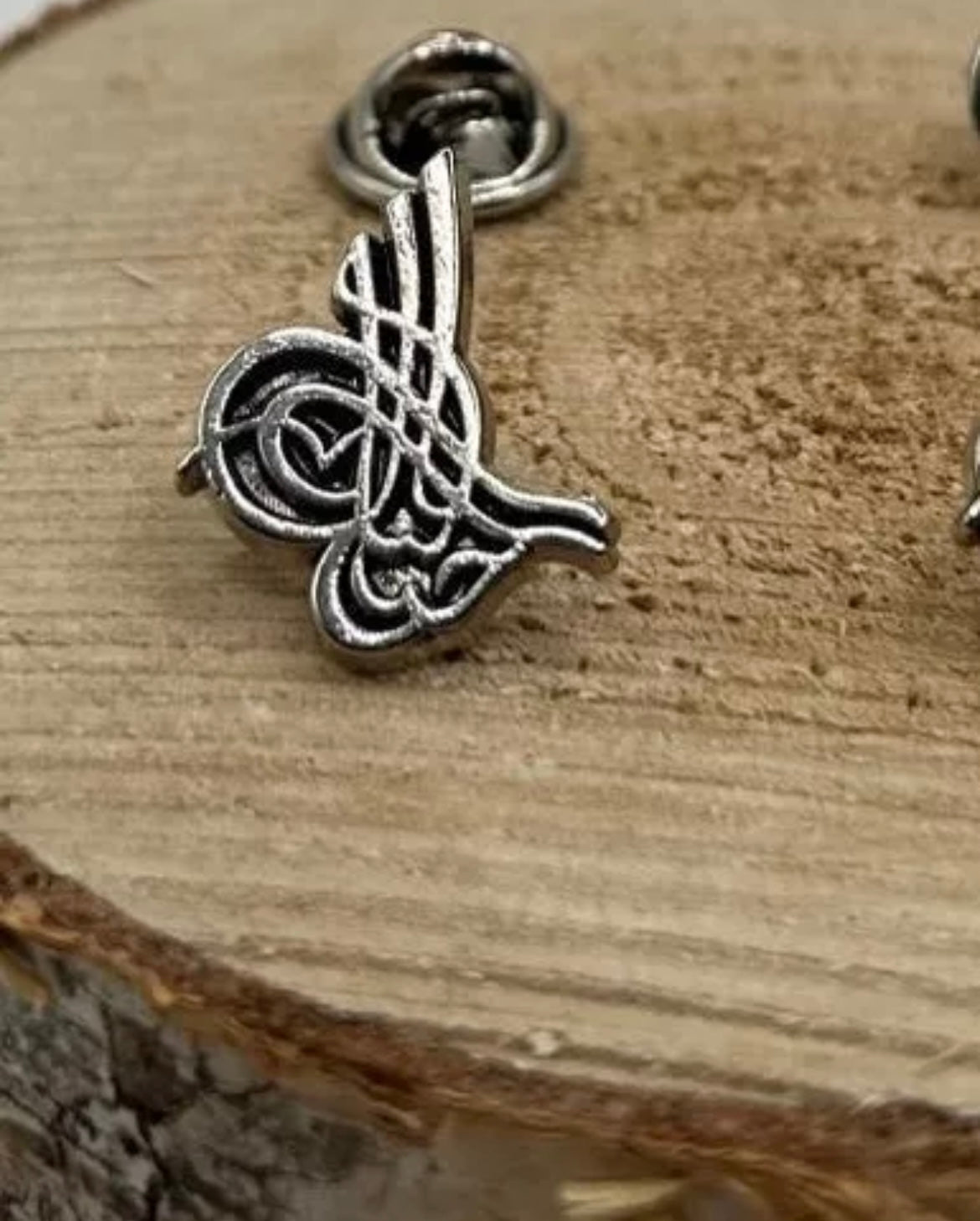 Osmanische Siegel Anstecknadel-Pin – Osmanli Tugra Yaka Rozeti