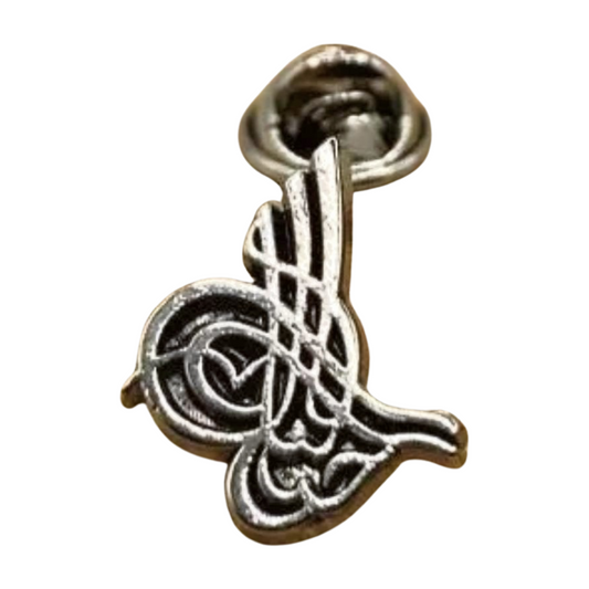 Osmanische Siegel Anstecknadel-Pin – Osmanli Tugra Yaka Rozeti