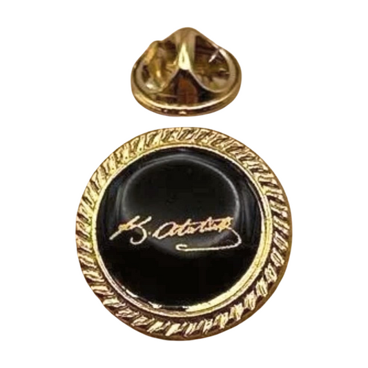 K.Atatürk Anstecknadel-Pin Black Gold – Atatürk Yaka Rozeti