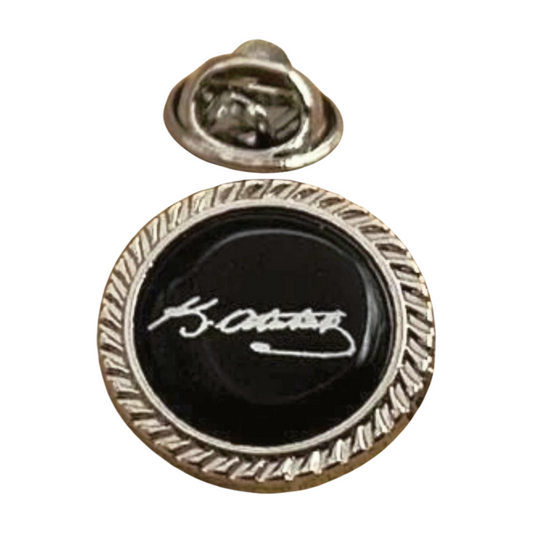 K.Atatürk Anstecknadel-Pin Black Silber – Atatürk Yaka Rozeti