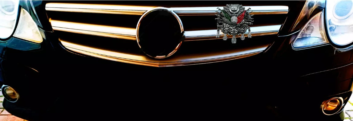 Osmanlı Tugra Arma Emblem – Metall Wappen mit Schrauben