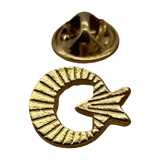 Ay yildiz Türkei Mond & Stern Anstecknadel-Pin Gold – AYYILDIZ Yaka Rozeti