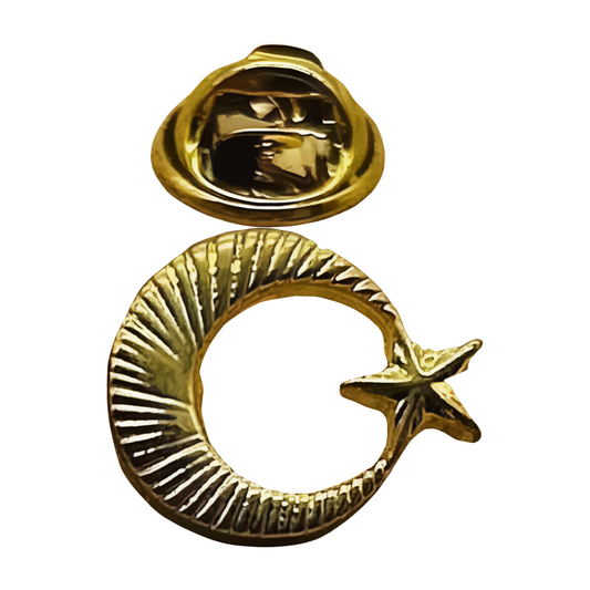 Ay yildiz Türkei Mond & Stern Anstecknadel-Pin Gold – AYYILDIZ Yaka Rozeti