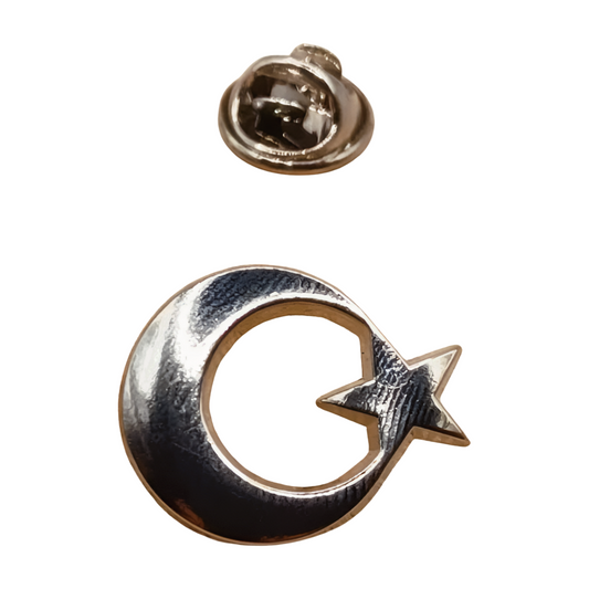 Ay yildiz Türkei Mond & Stern Anstecknadel-Pin – AYYILDIZ Yaka Rozeti