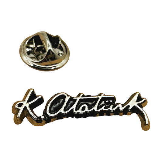 K.Atatürk Anstecknadel-Pin – Atatürk imza Yaka Rozeti