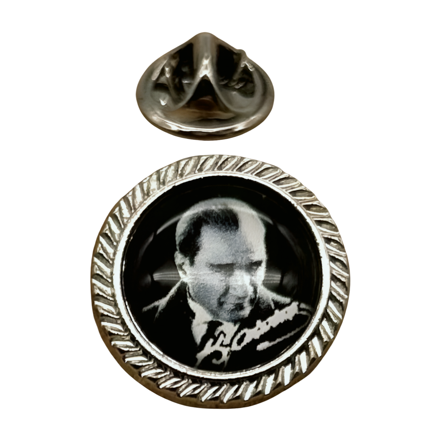 Atatürk Anstecknadel-Pin Black – imza K.Atatürk Yaka Rozeti