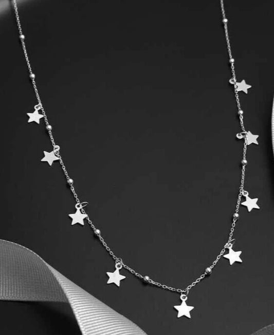 Damen STERN Halskette aus 925 Sterling Silber – Dorika Design