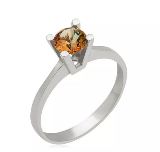 Zultanit Damenring aus echtem 925 Sterling Silber