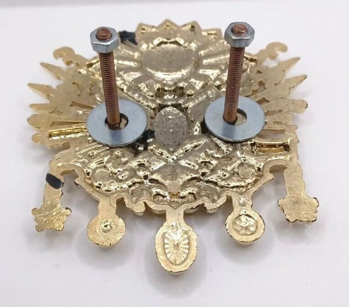 OSMANLI ARMA Auto Emblem mit Schrauben - aus Kunststoff – Gold