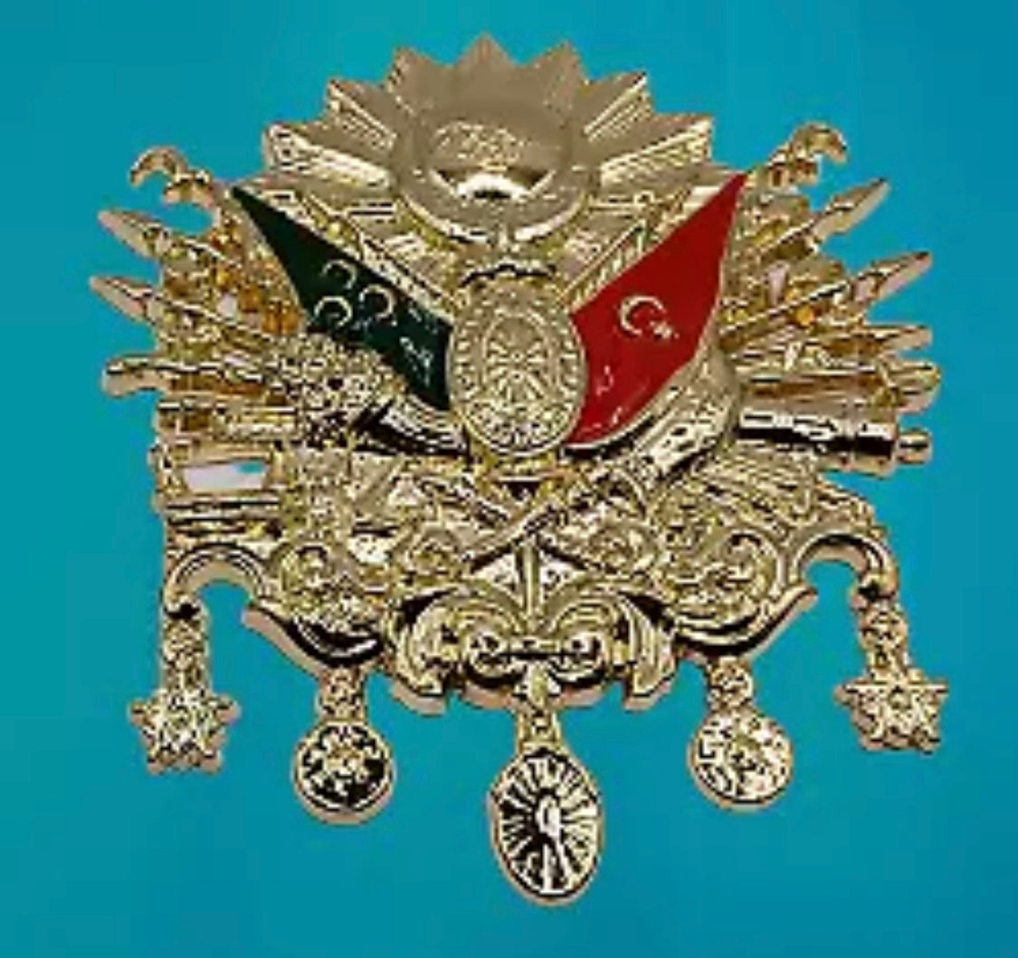 Osmanlı Arma Tugra XL Auto Emblem | Osmanische Wappen - Gold