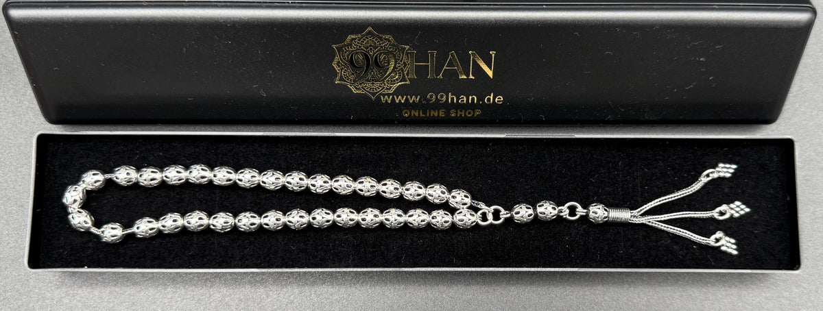 Gebetskette 925 Sterling Silber - Gümüş Tesbih Fizyon