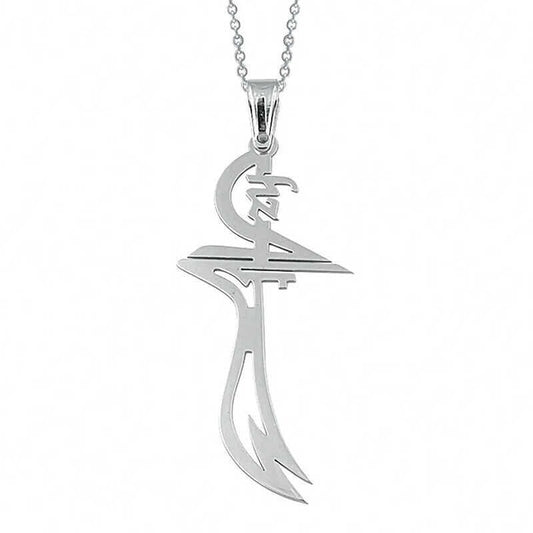 925 Sterling Silber "Zülfikar" Schwertkette