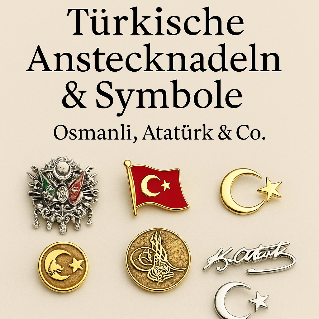 Anstecknadel mit Pin aus Metall - Yaka Rozeti