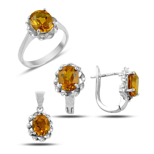 Zultanit Stein 925 Silber Schmuck great Sultanit Set Kette, Anhänger, Ohrringe, Ring