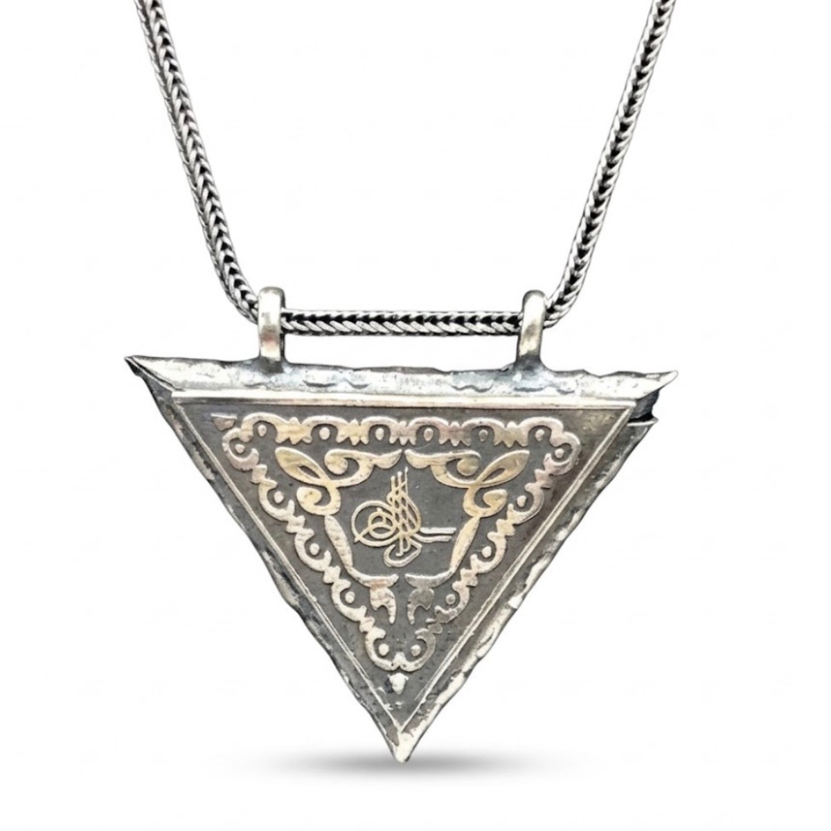 Cevsen Muska Kette 925 Sterling Silber Osmanlı Tugra