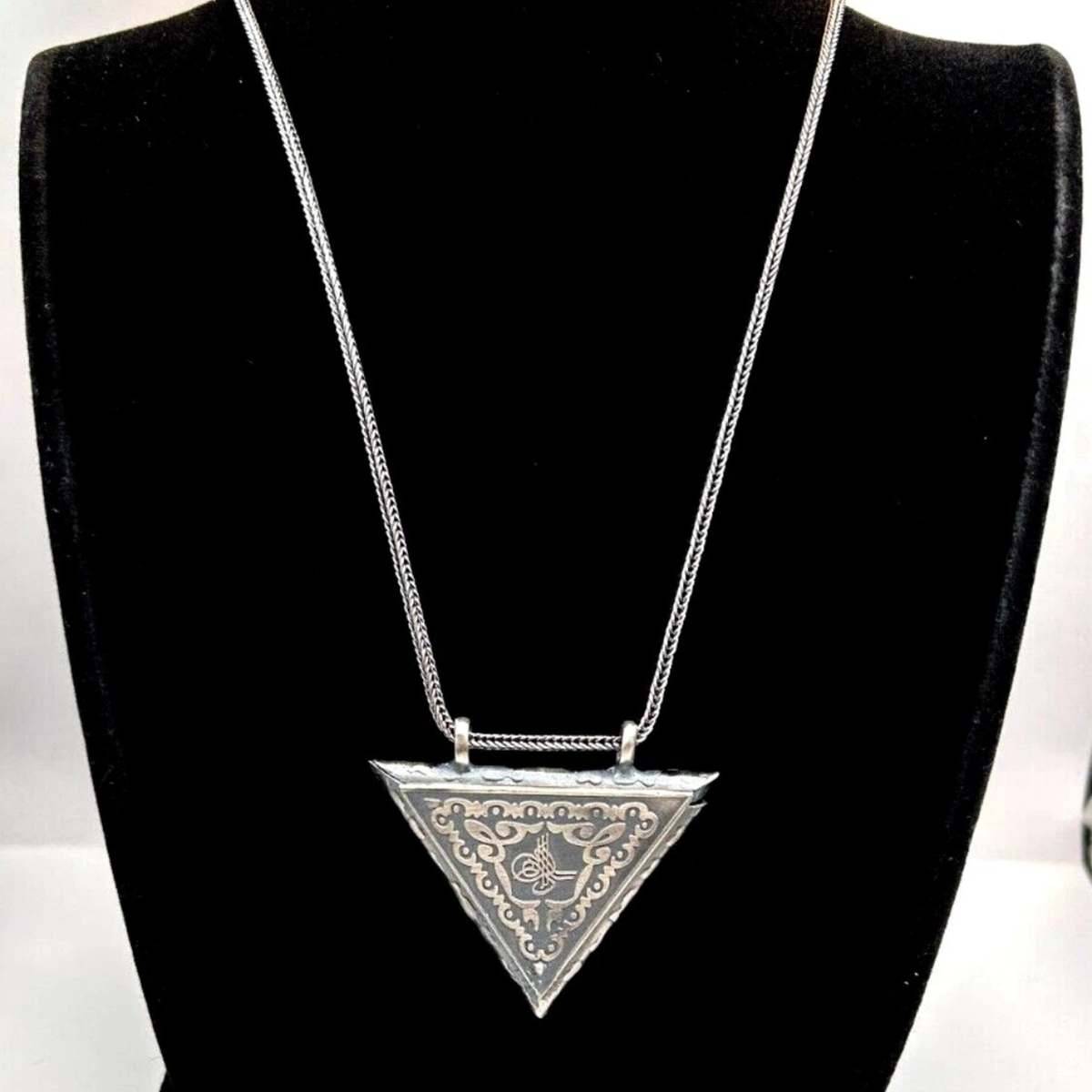 Cevsen Muska Kette 925 Sterling Silber Osmanlı Tugra