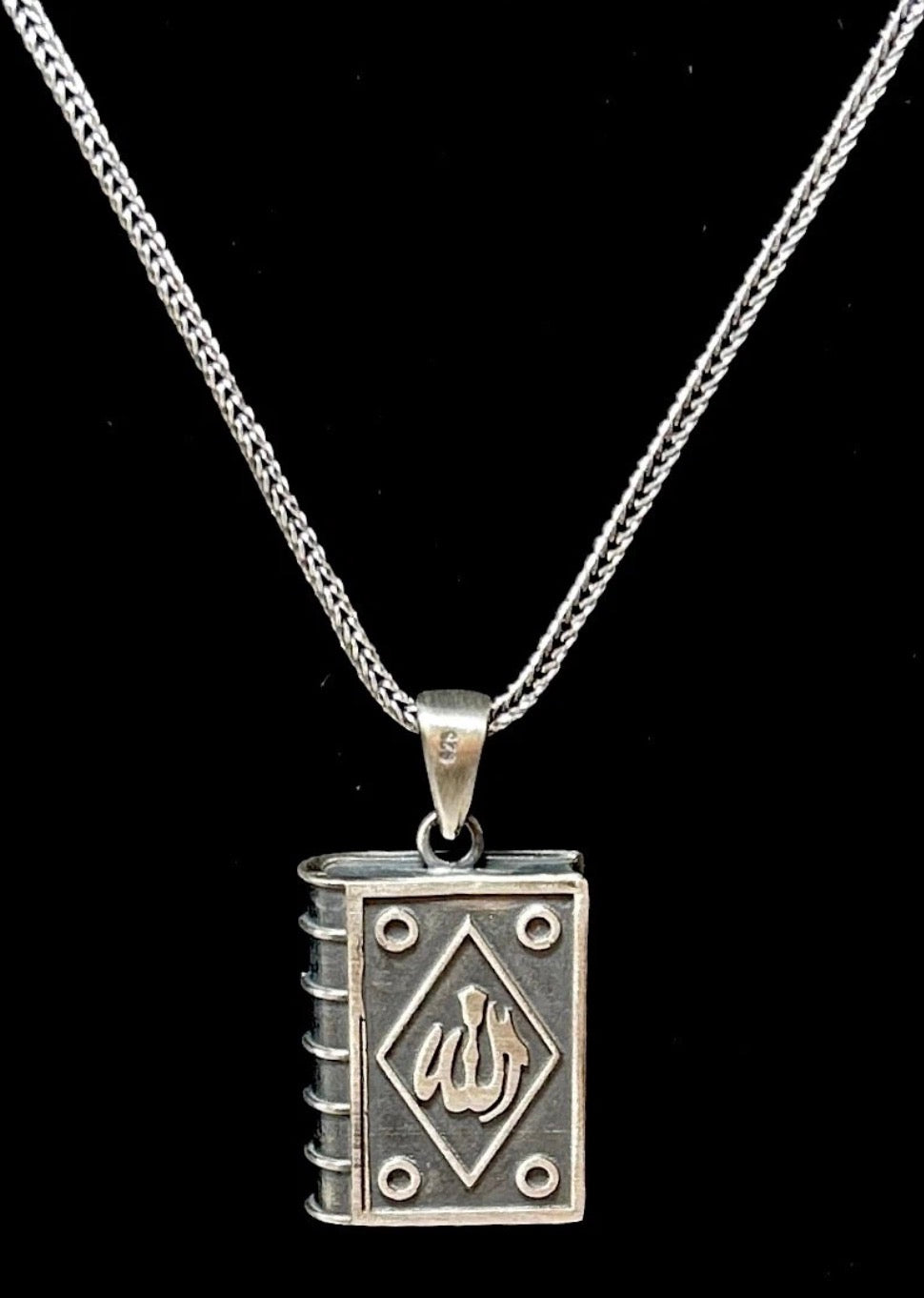 Muska Anhänger mit Kette aus 925 Silber - Ayetel Kürsi