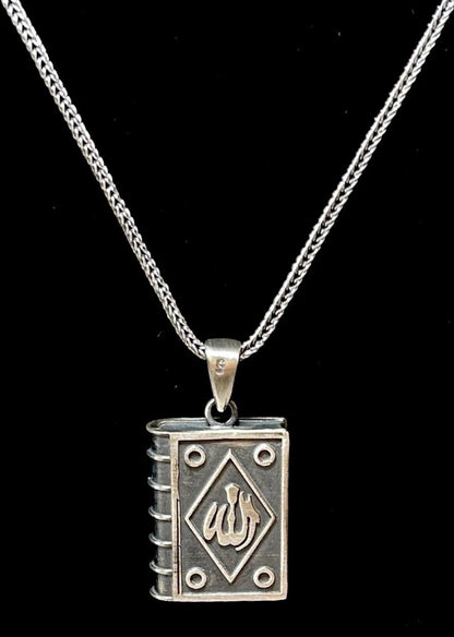Muska Anhänger mit Kette aus 925 Silber - Ayetel Kürsi