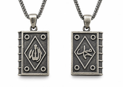 Muska Anhänger mit Kette aus 925 Silber - Ayetel Kürsi