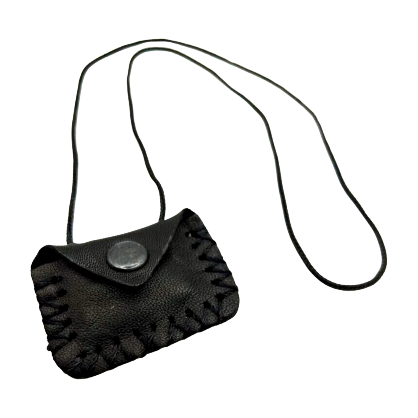 Cevşen Muska 6 cm Kette aus echtem Leder – mit Ayetel Kürsi & Dua Surah