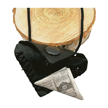 Cevşen Muska 7 cm aus echtem Leder – Cevsen mit Ayetel Kürsi & Dua Surah