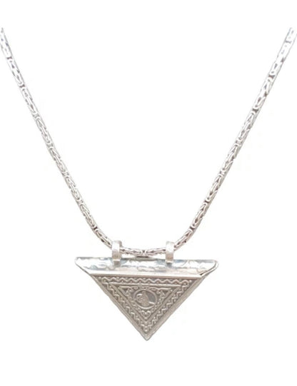 925 Sterling Silber Cevsen Muska Osmanli Tugra Anhänger mit Königskette 55cm