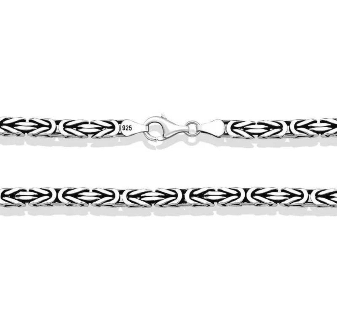 Artikel-Titel Massives Königsketten-Armband aus 925 Sterling Silber – 5 mm / 21 cm (Handgefertigt)