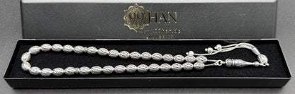 Silber Gebetskette 925 Sterling Silber Arpa Tesbih | Gümüş Tesbih
