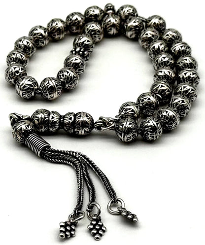 Gebetskette 925 Sterling Silber 29g | Gümüş Tesbih
