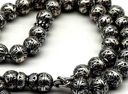 Gebetskette 925 Sterling Silber 29g | Gümüş Tesbih
