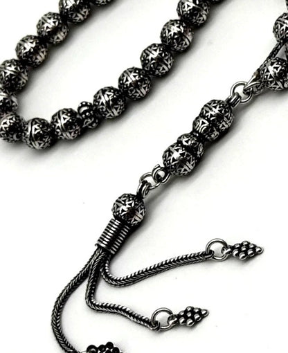 Gebetskette 925 Sterling Silber 29g | Gümüş Tesbih