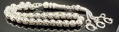 Gebetskette 925 Sterling Silber - Ay Yildiz Tesbih Gümüş
