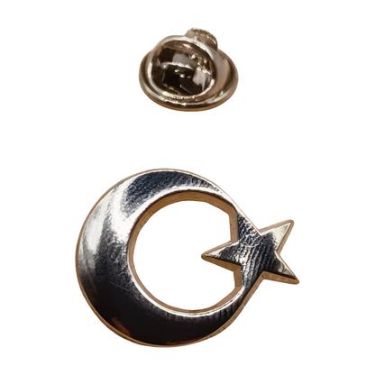 Ay yildiz Türkei Mond & Stern Anstecknadel-Pin – AYYILDIZ Yaka Rozeti