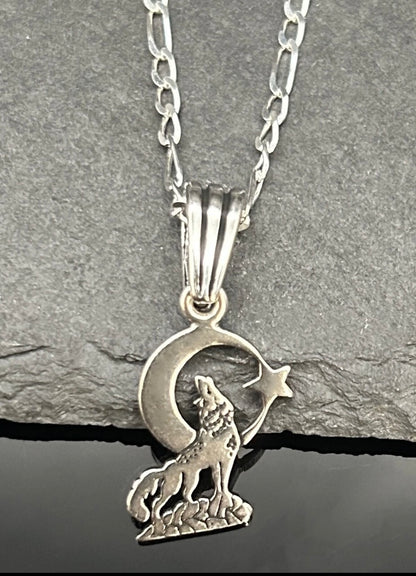 Bozkurt & Ay Yıldız Anhänger mit 55 cm Kette – 925 Sterling Silber | Herren Halskette „Türkiye – Vatan – Osmanlı“ Stil