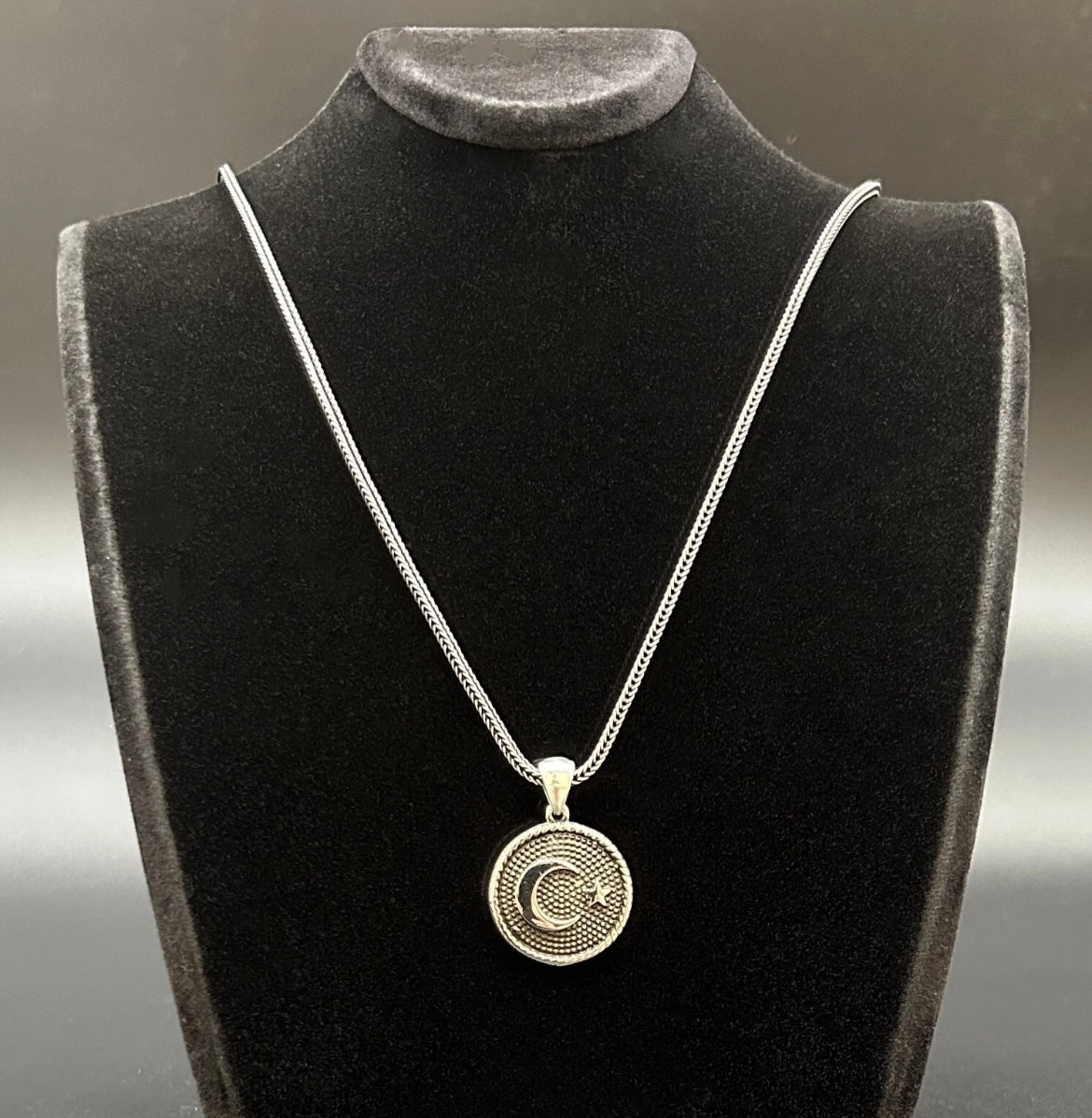 AY YILDIZ Anhänger mit 55 cm Halskette – 925 Sterling Silber