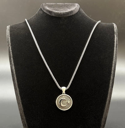 AY YILDIZ Anhänger mit 55 cm Halskette – 925 Sterling Silber