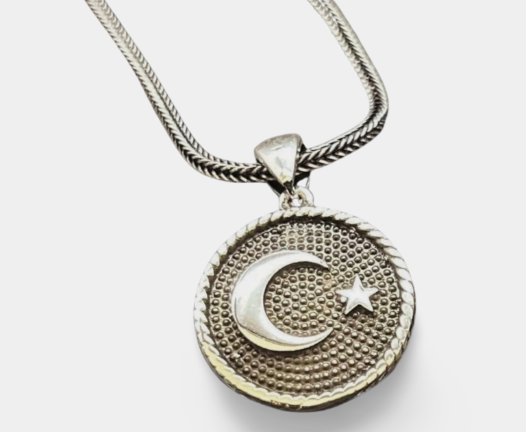 AY YILDIZ Anhänger mit 55 cm Halskette – 925 Sterling Silber