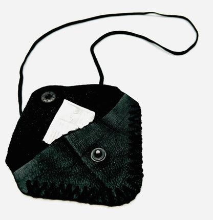 Cevşen Muska XXL 10 cm Kette aus echtem Leder – Cevsen mit Ayetel Kürsi & Dua Surah