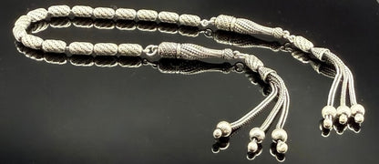 Zaza Tesbih – 925er Silber Fizyon nit doppelte Imame  Zaza