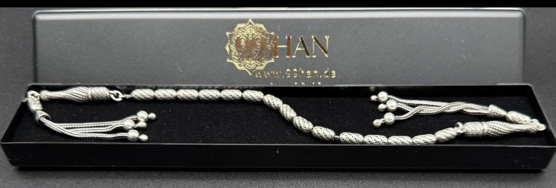 Zaza Tesbih – 925er Silber Fizyon nit doppelte Imame  Zaza