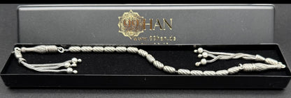 Zaza Tesbih – 925er Silber Fizyon nit doppelte Imame  Zaza