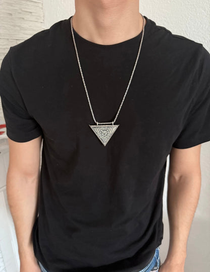 Muska Cevsen 6 cm mit Königskette 925 Sterling Silber & Ayetel Kürsi