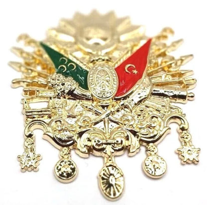Osmanlı Arma Tugra XL Auto Emblem | Osmanische Wappen - Gold