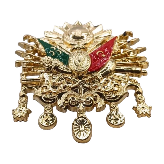 OSMANLI ARMA Auto Emblem mit Schrauben - aus Kunststoff – Gold