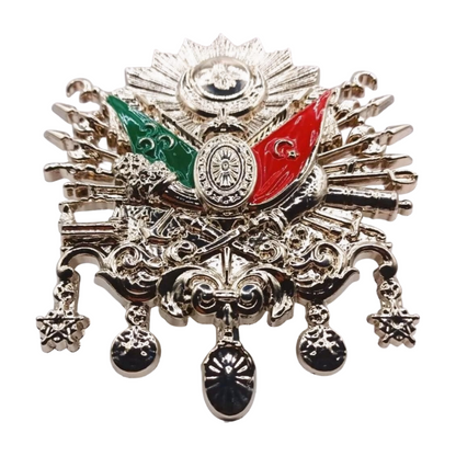 OSMANLI ARMA Auto Emblem mit Schrauben - aus Kunststoff – Chrom